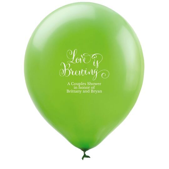 Love is Brewing Latex Balloons